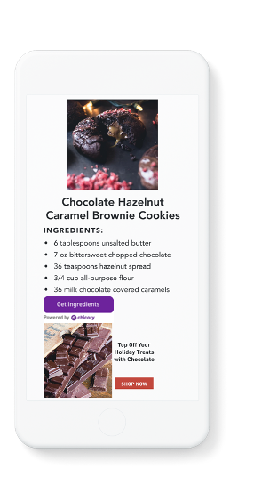 Chocoalte Hazlenut Brownie Mock UpChocolate Pairing